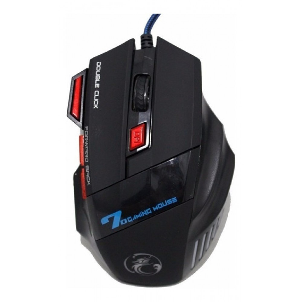 Mouse Usb Gamer X Dpi Botoes Super Ergonomico Led E Fio De