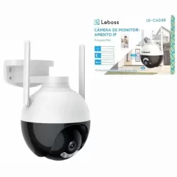 Camera de Segurança WIFI, RJ45, PTZ, Rotativa, Visao Noturna, Full HD, App IcSee