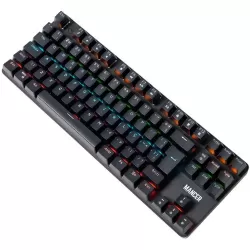 Teclado Mecanico Mancer Shade MK3, Rainbow, Switch Huano Vermelho, Preto, MCR-SHM3-RBW01RD