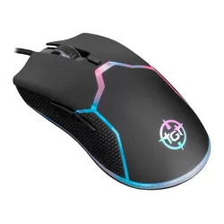 Mouse Gamer TGT Bizon S, Rainbow RGB, 12.000DPI, 6 Botoes, Preto, TGT-BIZ-S-RBW