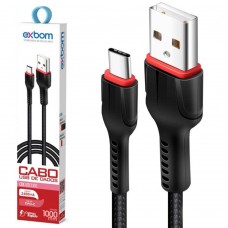 CABO USB / TIPO-C 1 METRO 2.4A TURBO 03214 - EXBOM CBX-U2C13TC