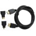 CABO HDMI 1.5M C/ ADAPTADOR MICRO HDMI E MINI HDMI