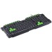 TECLADO GAMER VX GAMING DRAGON V2 ABNT2 1.8M PRETO / VERDE - GT104