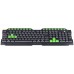 TECLADO GAMER VX GAMING DRAGON V2 ABNT2 1.8M PRETO / VERDE - GT104