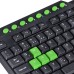 TECLADO GAMER VX GAMING DRAGON V2 ABNT2 1.8M PRETO / VERDE - GT104