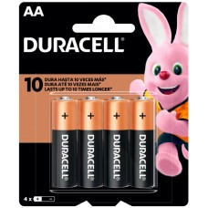 PILHA AA ALCALINA DURACELL C/4