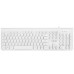 TECLADO USB ABNT2 TECLAS REDONDAS BRANCO - DC110B