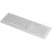 TECLADO USB ABNT2 TECLAS REDONDAS BRANCO - DC110B