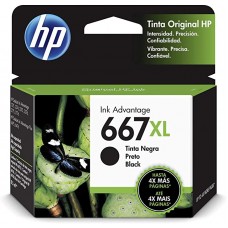 CART. HP 667XL 3YM81AB PRETO 8,5ml