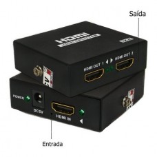 SPLITTER HDMI 1x2 SAIDAS C/FONTE