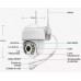 Camera de Segurança WIFI, RJ45, Dome, Rotativa, Visao Noturna, A8, App Icsee
