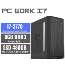 COMPUTADOR  I7-3770 3.6GHZ  (3ª geração) 8GB DDR3, SSD 480GB