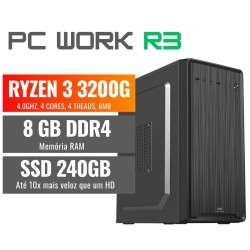 COMPUTADOR AMD RYZEN 3 3200G, 8GB DDR4, SSD 240GB