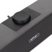 Caixa de Som Mini Soundbar Potente p/ Smart TV, PC, Notebook, P2 e USB Preto