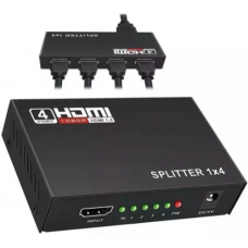 SPLITTER HDMI 1x4 SAIDAS, C/FONTE