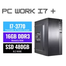 COMPUTADOR  I7-3770 3.6GHZ  (3ª geração), 16GB DDR3, SSD NVME 480GB