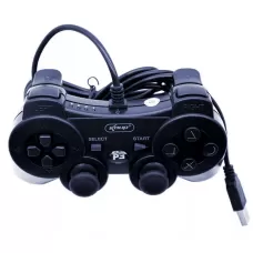 CONTROLE JOYSTICK USB COM FIO P/ PC, PS3  - KNUP - KP-4123A+