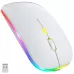 MOUSE SEM FIO RECARREGÁVEL, LED RGB, WIFI 2.4 E BLUETOOTH