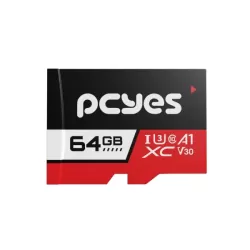 CARTAO MICRO SD  64GB 80MB/s C10 U3 V30 - PCYES PY64GBSDXC