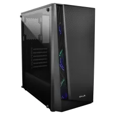 GABINETE GAMER EVUS G15, VIDRO, COM 3 FANS