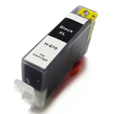 CART. COMPATIVEL HP 670XL PRETO - PZ