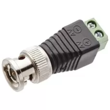 CONECTOR BNC MACHO COM BORNE