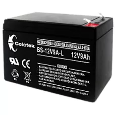 BATERIA SELADA 12V / 9Ah COLETEK BS-12V9A-L  (P/NOBREAK)