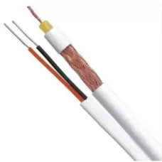 CABO COAXIAL CFTV FLEX 4MM + BIPOLAR MALHA 80% 26AWG 1 METRO