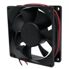 COOLER 80MM (80x80x25mm) 12V (2 fios sem conector)