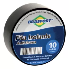 Fita Isolante Brasfort 19 mm x 10 metros