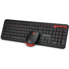 TECLADO E MOUSE SEM FIO USB C3T K-W100BK