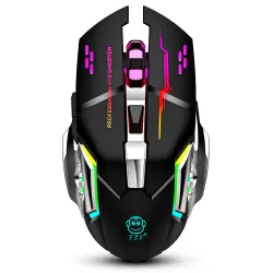 MOUSE GAMER USB COM LED 4800 DPI 6 BOTOES EBAI - FZF-F9