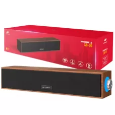 CAIXA DE SOM SOUNDBAR 2.0 SB-30BW MARROM C3TECH
