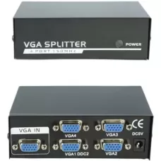 SPLITTER VGA 1x4 SAIDAS, C/FONTE