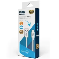 CABO USB / TIPO-C (TYPE-C) 1 METRO PRO-ELETRONIC CAUS-100C