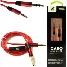 CABO P3 P2 C/ MICROFONE 1.5M X-CELL XC-P2-M